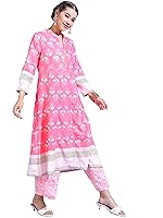 Vishudh Women ROUND NECK ETHNIC SET VNK3003004 Multicolor