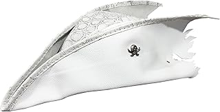 Bloodborne 2 Hunter's White Crocodile Leather Hat (Leather, Small)