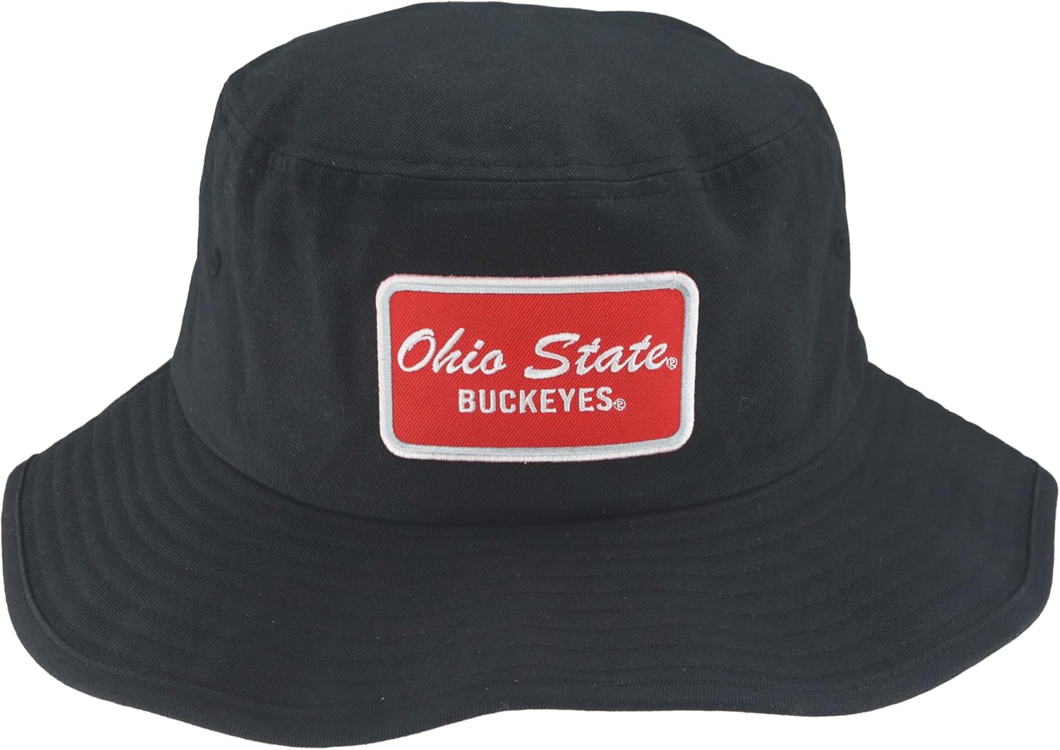 Ohio State Buckeyes NCAA Officially Licensed Bucket Hat Patch Black Brick