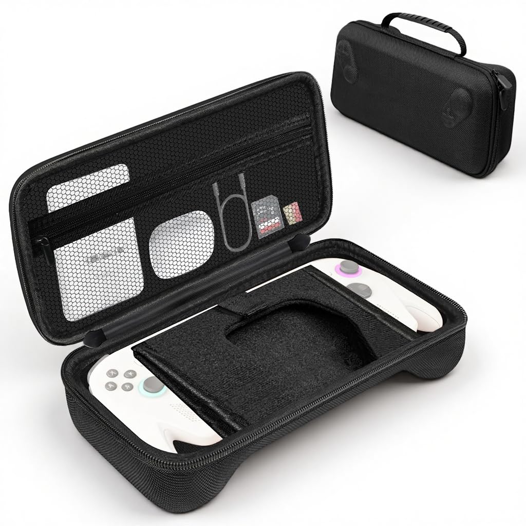 ZORBES® 1 Pack Carrying Case Compatible with ASUS ROG Xbox Ally and Ally X 2025 EVA Hard Shell with Stand and Mesh Pocket Travel Storage for Handheld Console