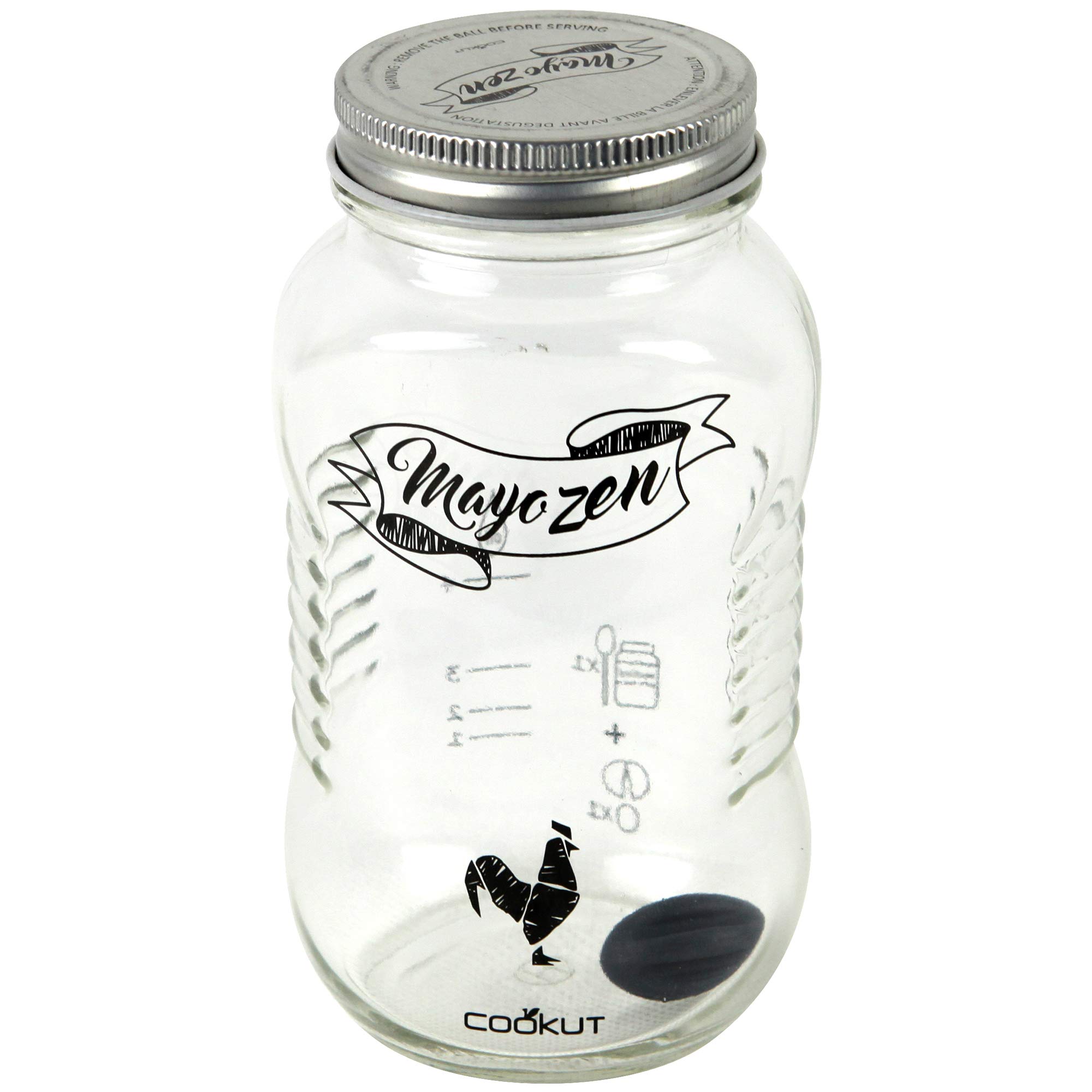 COOKUT Mayozen - Amazing Mayonnaise artisanale en 1 minute - Transparent