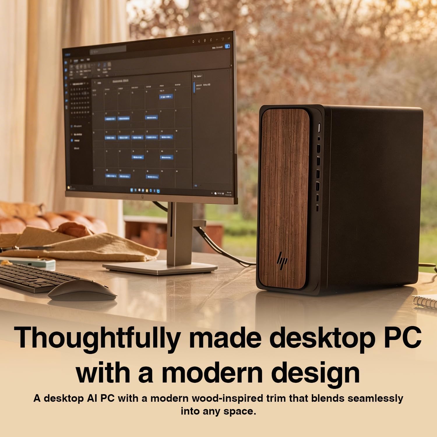 HP OmniDesk (Envy Next Brand) M03 Premium Business Next Gen AI PC Desktop (Intel Ultra 7-265 (>i9-14900), 64GB DDR5, 1TB SSD, WiFi 6, BT 5.4, DP, HDMI, Win11P) w/Wireless Keyboard & Mouse (Renewed)