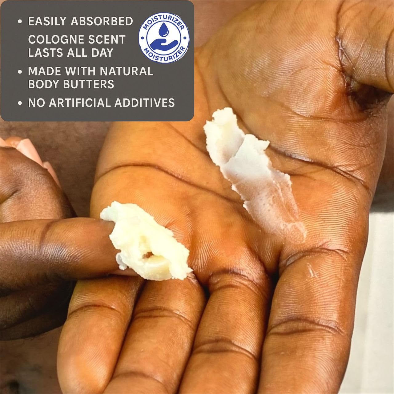 Body Butter For Men - Cocoa King and Shea Cologne Bundle for All Skin Types