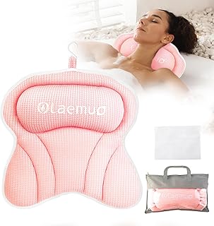 Bath Pillows for Tub, Bath Pillow Luxury Bathtub Pillow, Comfy Bath Tub ...