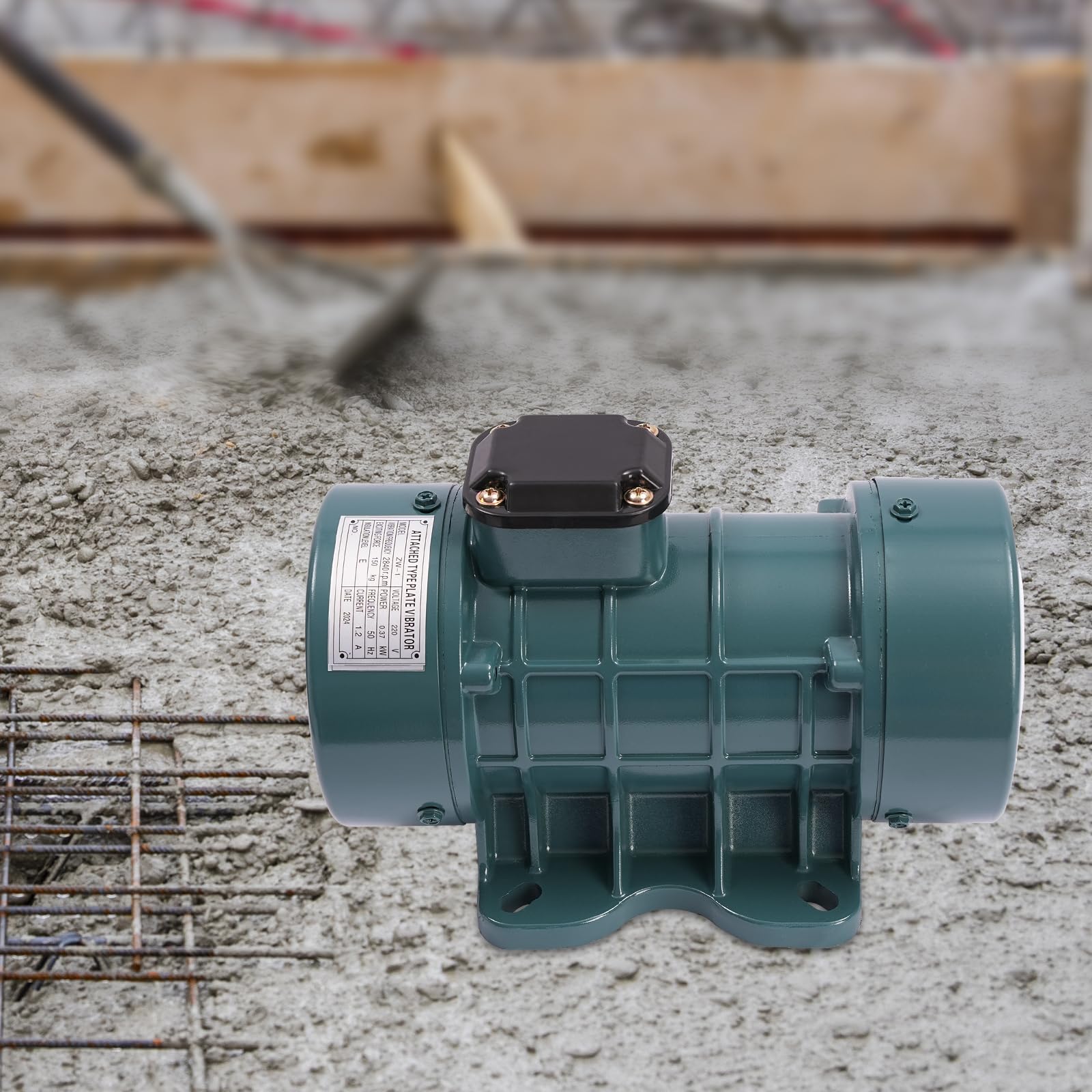 Calcestruzzo vibratore intensivo motore vibrante motore compressore per calcestruzzo motore a vibrazione per carbone elettricità costruzione industria chimica blu 370W