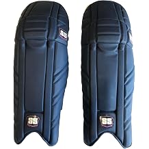 SS Cricket Superlite Premium Batting Leg Guards - Men's Size Navy Blue, Royal Blue Black