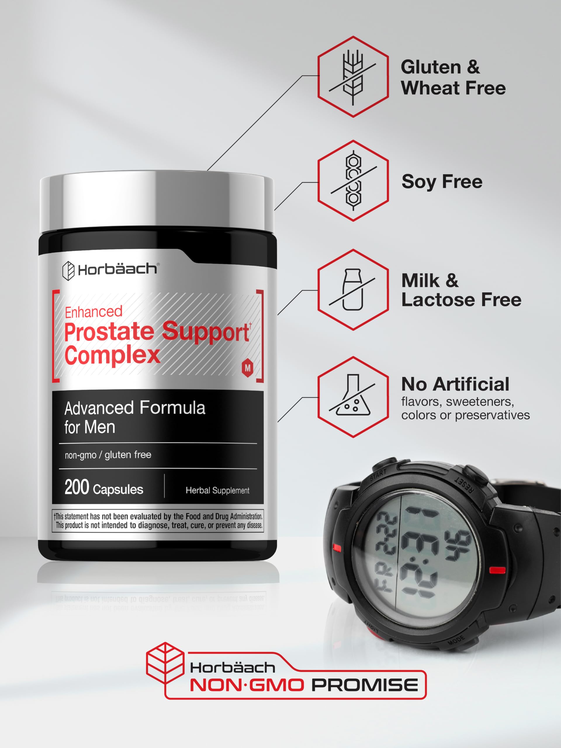 Horbaach Prostate Supplement for Men | 200 Capsules — Amazon image 5