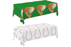 Gatherfun Baseball Party Decorations Tablecloths
