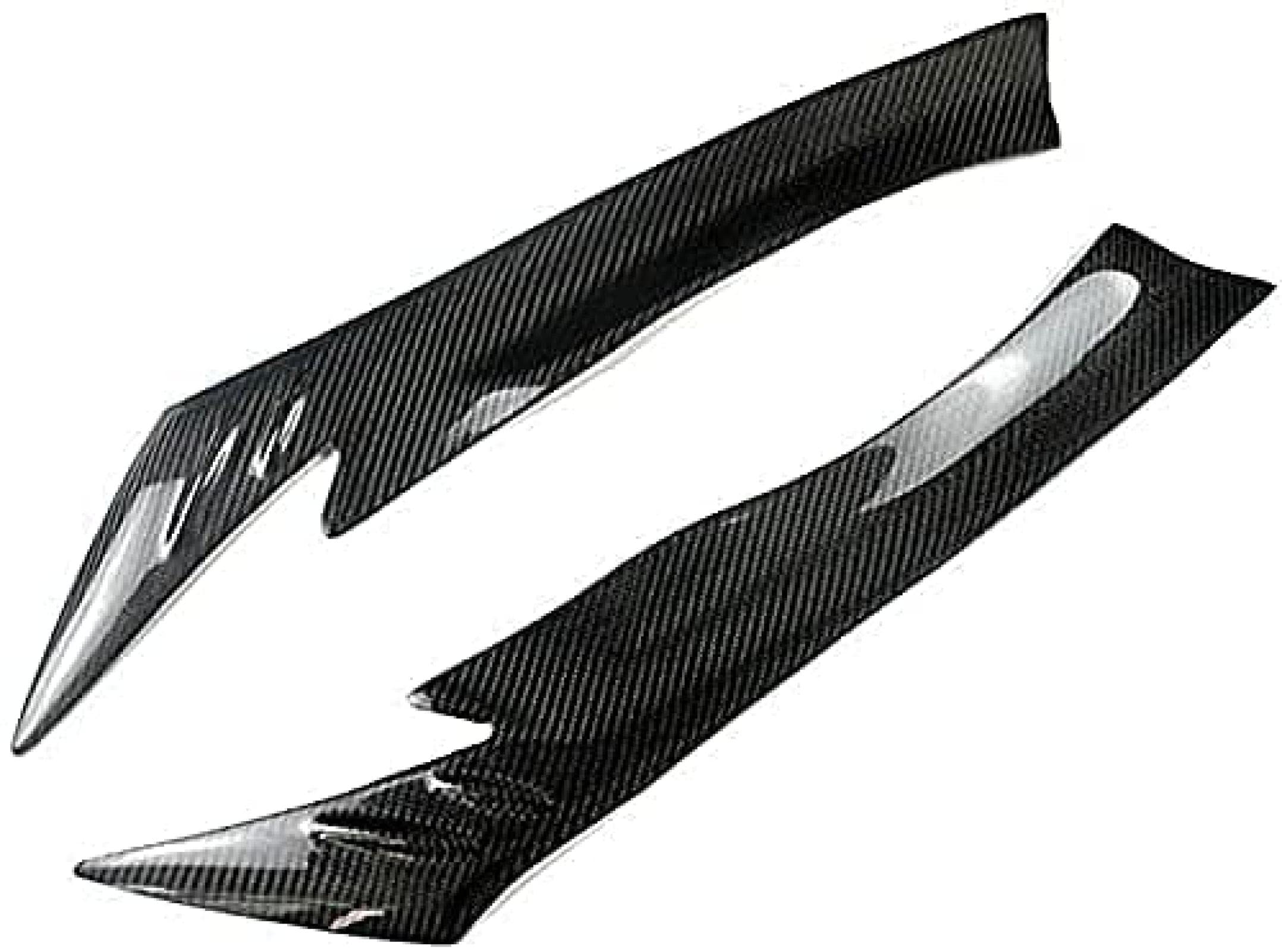 Für Mazda CX-5 CX5 2013-2016 Kohlefaser Frontscheinwerfer Augenbraue Lampe Augenlid Abdeckung Aufkleber Trim