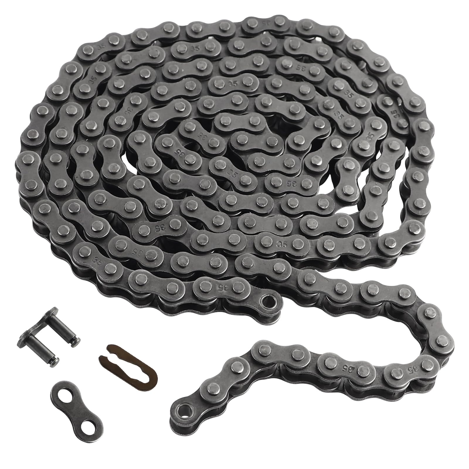 FLYPIG #35 Roller Chain 5 Feet 160 Links Bike Chain Motorized Bike