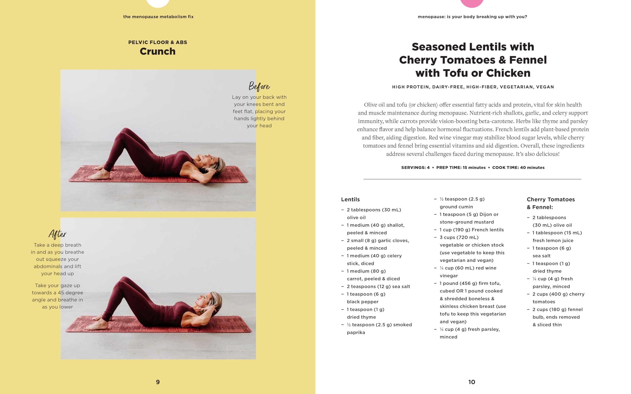 The Menopause Metabolism Fix: The Over-40 Woman's 4-Week Program to Recover Your Strong, Sexy (and Sane) Self in 15 Minutes a Day