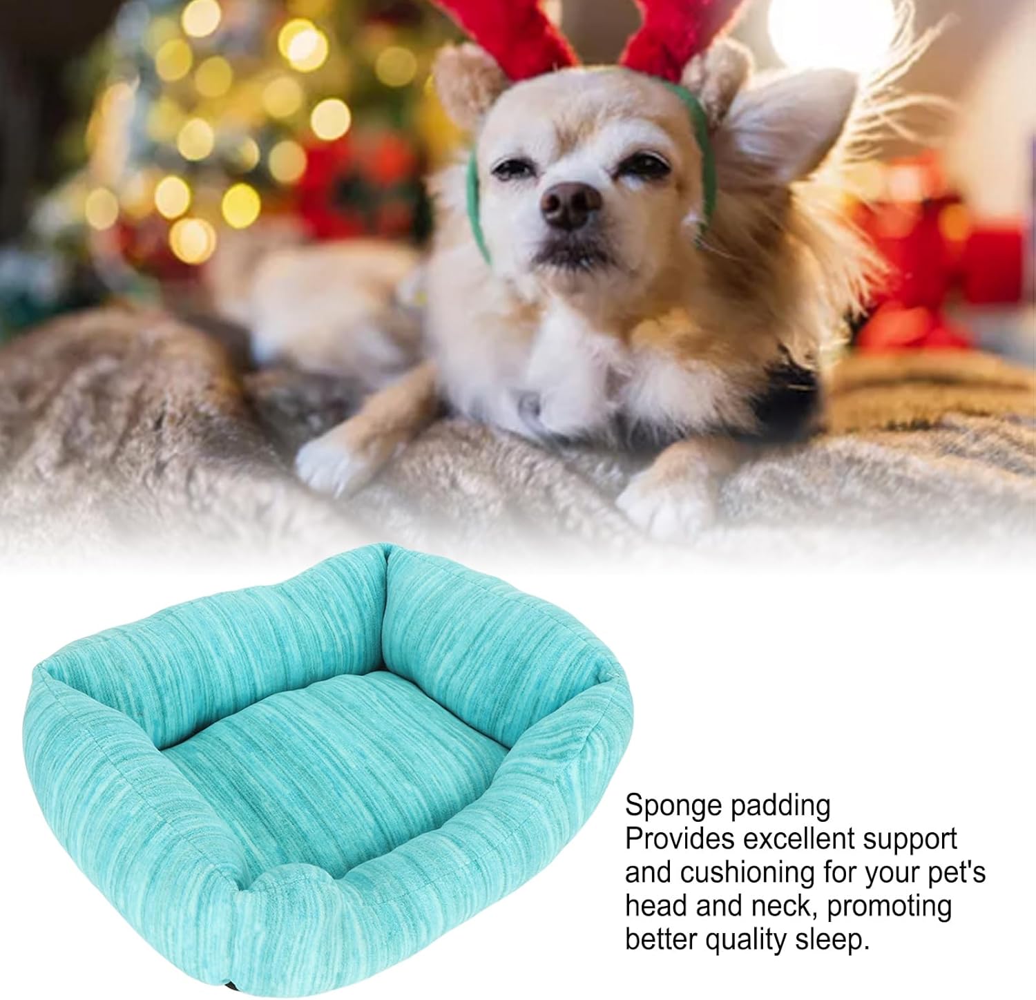 PET Sofa Bed Cozy Plush Cushion for Cats Dogs Small Pets Soft Flannel Material