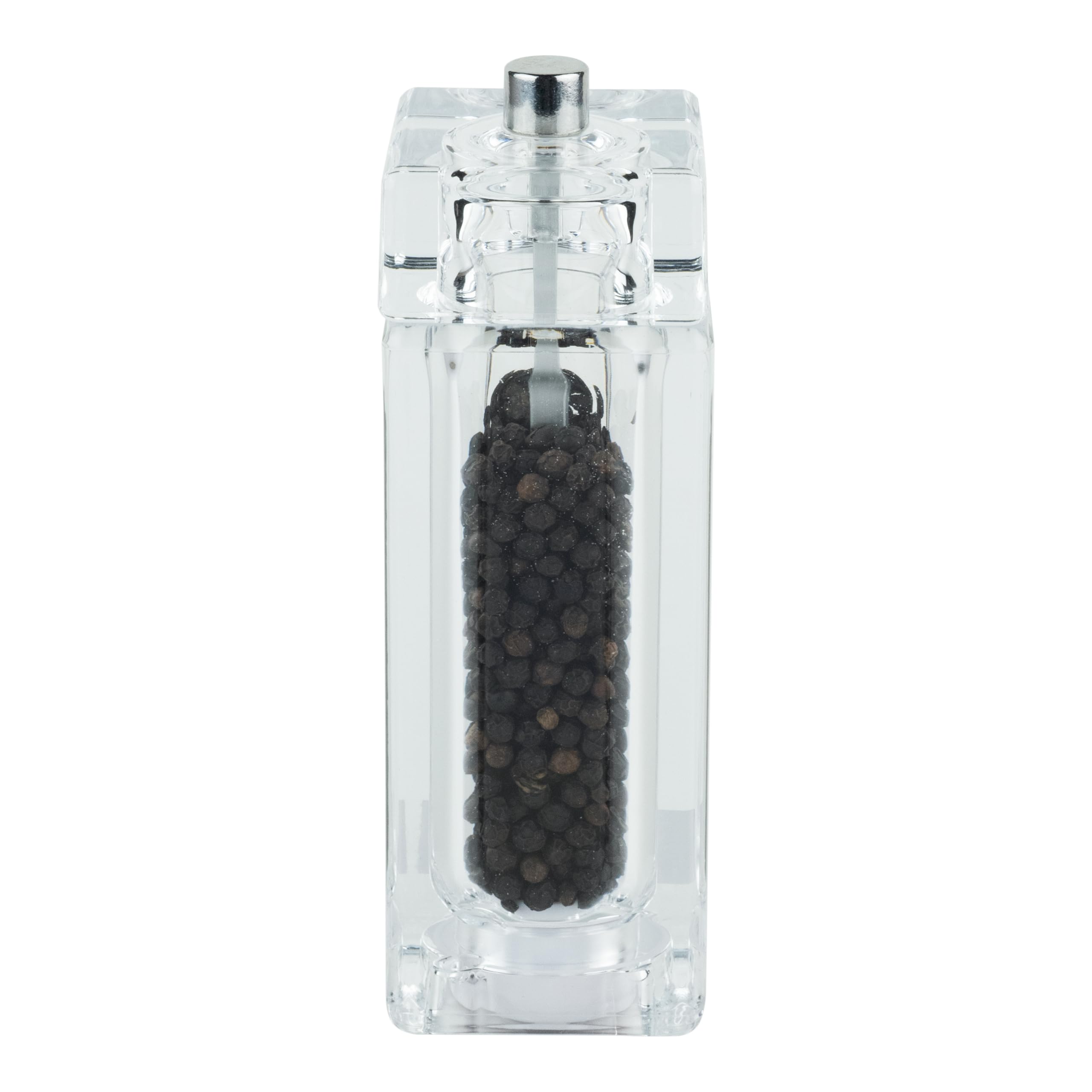 Grunwerg Gmill 14.5cm Acrylic Salt or Pepper Mill, Square