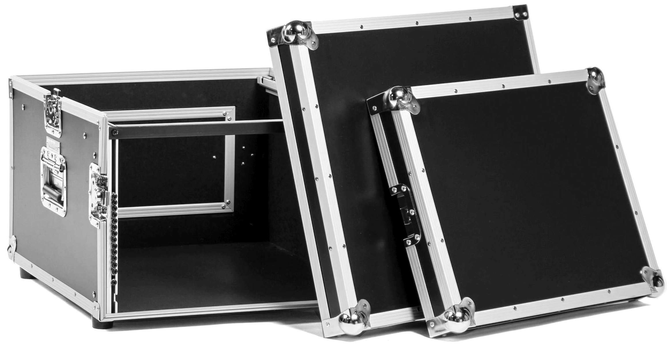 27112 Winkelrack 7/12 HE ECO - 19" Kombi Case 12 HE oben / 7 HE unten, L-Rack, DJ Rack