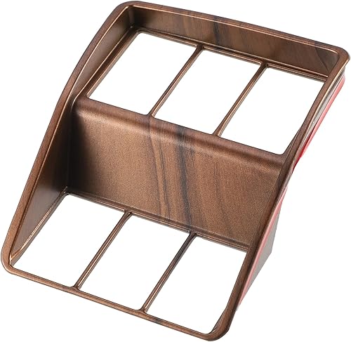 Cubierta del botón del interruptor de los faros del automóvil, accesorios interiores para Honda CRV 2017-2022, patrón de textura de madera de