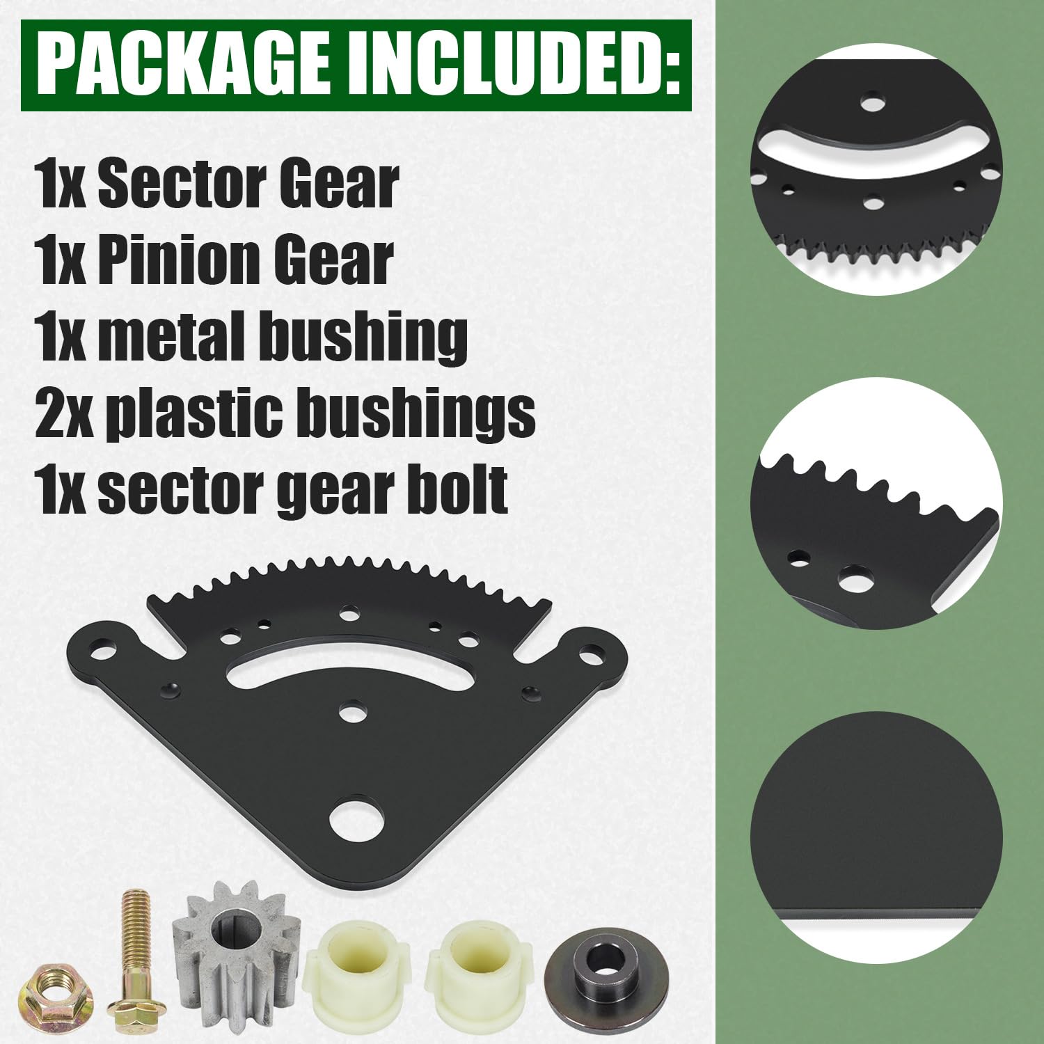 RANSOTO Kit di riparazione pignone (19 denti) compatibile con John Deere D&LA Series 105 115 125 D100 D110 D120 LA100 LA110 LA120 Sostituire GX21994 GX20053 GX20054 GX21924BLE GX2578 5BLE
