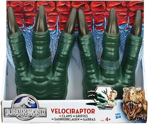 Miniatura 2 de Garras de velociraptor Jurassic World, Estándar, Verde British Racing