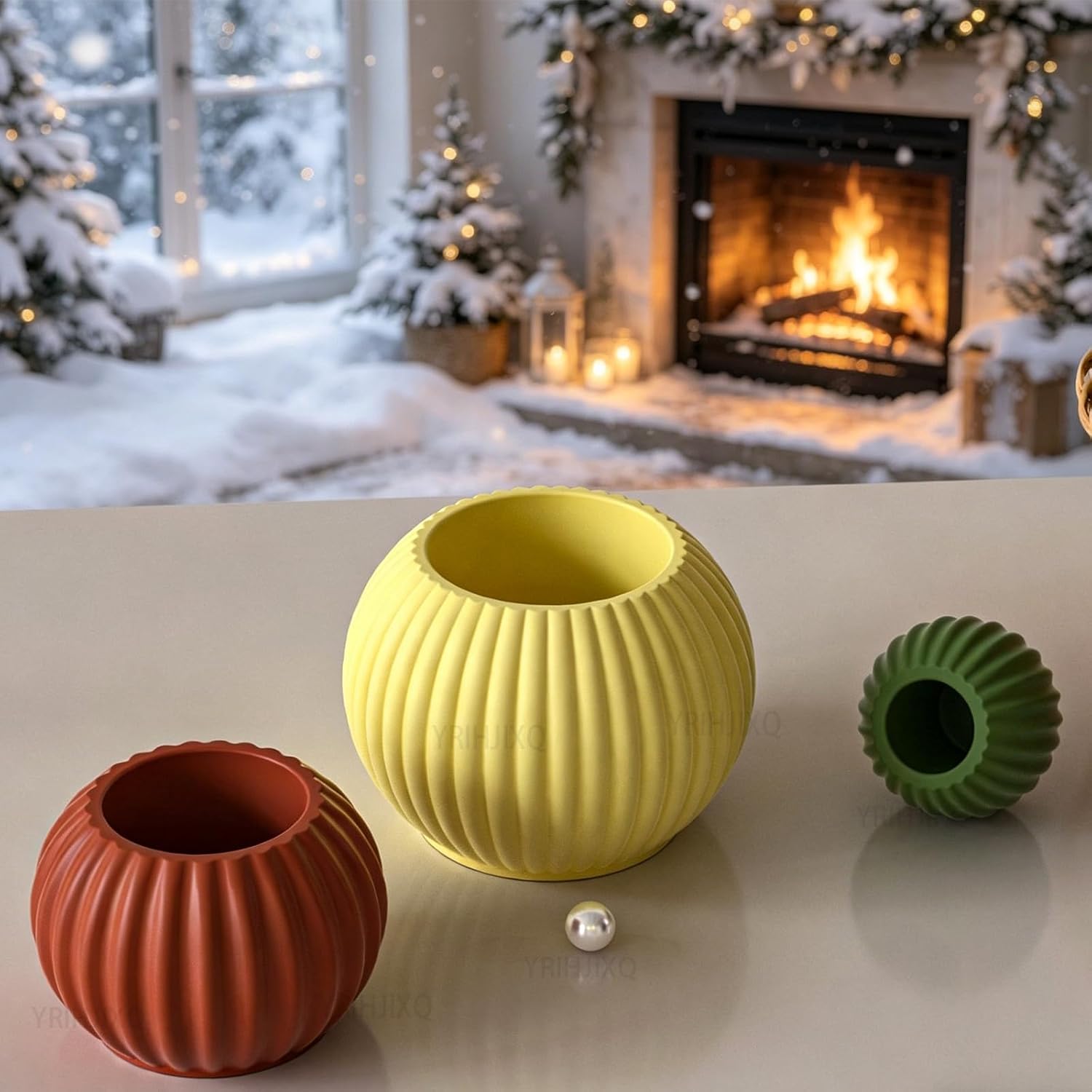 3Pcs Resin Molds Silicone Candle Holder Molds