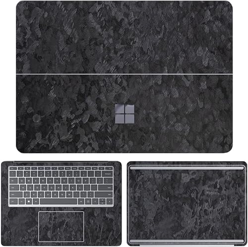 Vista 28 de SopiGuard Adhesivo para Microsoft Surface Laptop Studio 2021, envoltura de vinilo de borde a borde, incluye parte superior, teclado, paneles