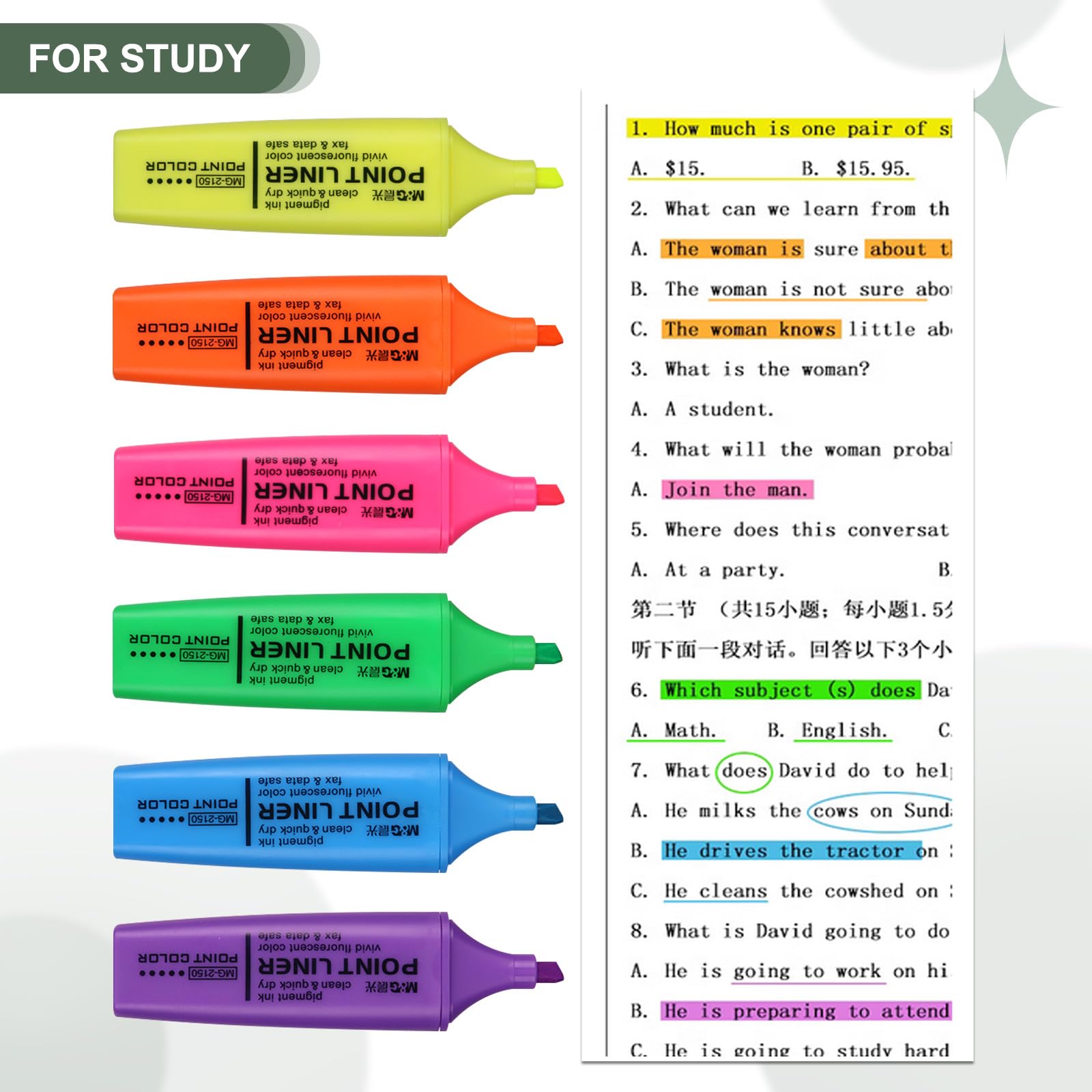 Amazon.co.jp: M&G イエローハイライター 12本入りハイライター ハイ