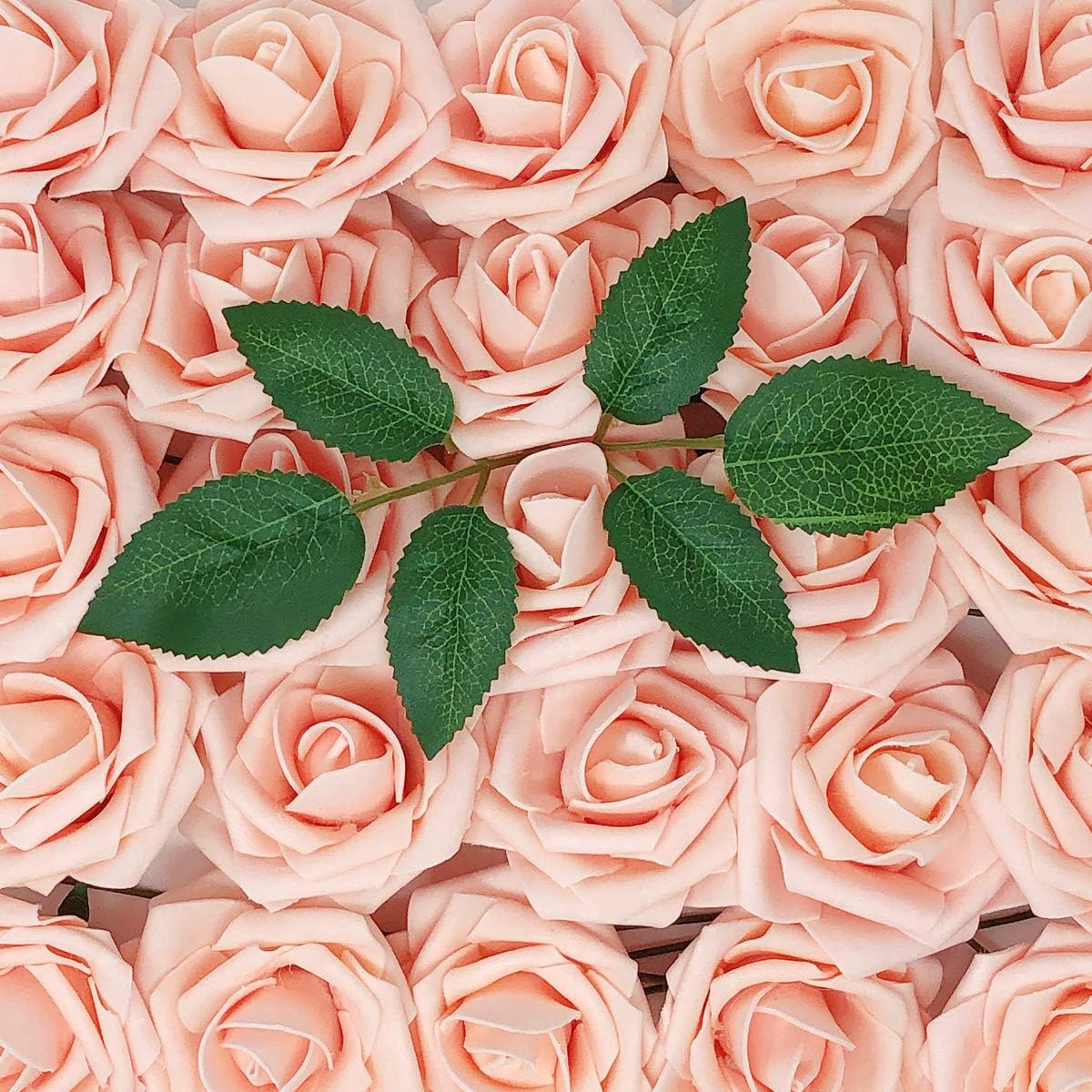 allydrew Real Touch Latex Roses for Bridal Shower Wedding Home Décor, Lavender