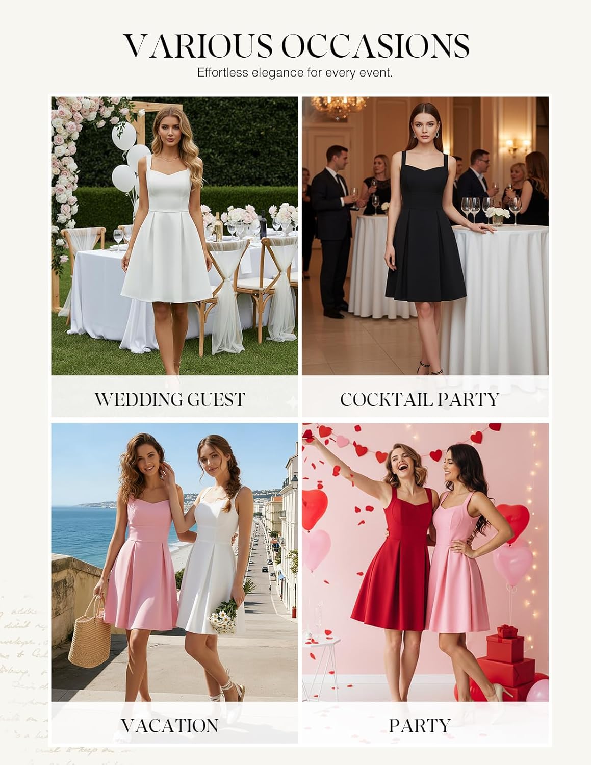 Belle Poque Women Graduation Dress with Pockets Short Bow Cocktail Party Dresses Semi Formal A Line Mini HOCO Dress - Image 8