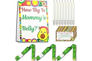 How Big is Mommy's Belly? Baby Shower Measuring Tape Game