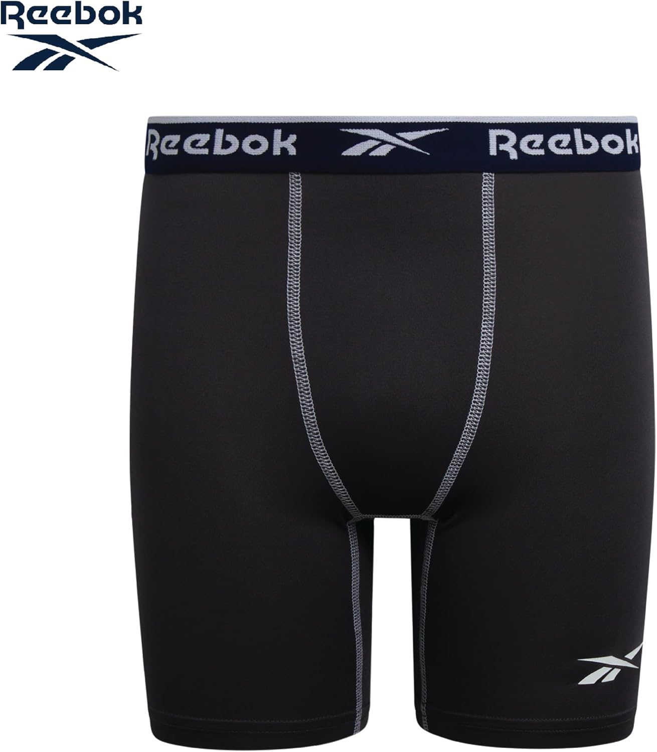 Reebok Boys Underwear 4 Pack 6'' Inseam Active Boxer Briefs with Pouch