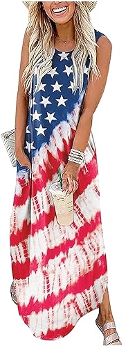 CHUNTIANRAN Maxi Dresses for Women Summer Outfits Boho Beach Long