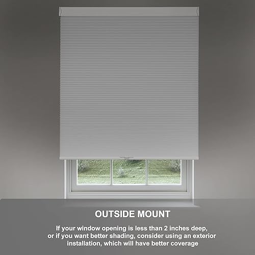 Miniatura 3 de Persiana celular con filtro de luz para ventana, sin cordón, con protección UV, aislamiento HOTSOON fácil de instalar para dormitorio, forfice sala