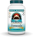 Source Naturals Wellness Formula Bio-Aligned Vitamins & Herbal Defense for Advanced Immune Support* - Dietary Supplement & Immunity Booster - 120 Capsules