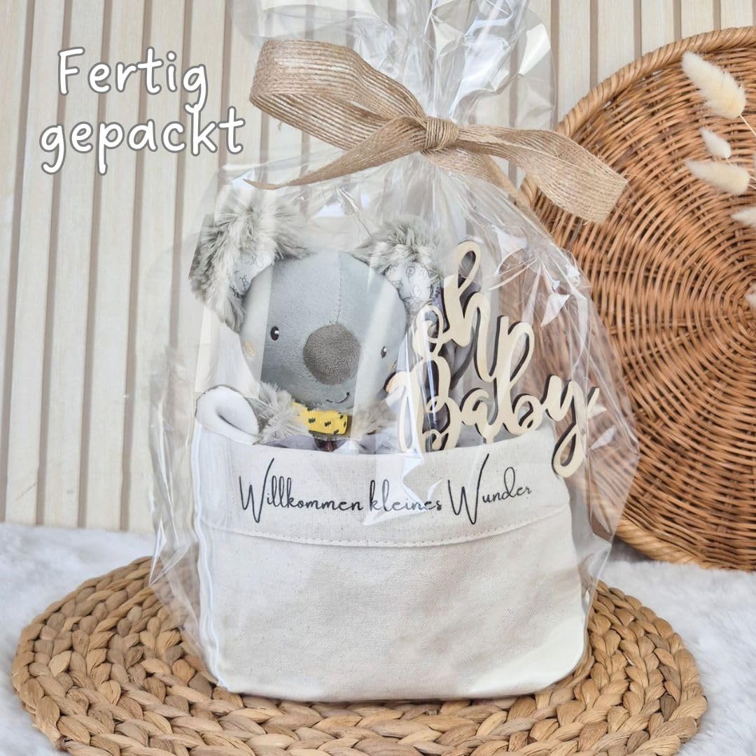Borsa per pannolini con panno Koala | torta di pannolini fatta a mano | Made in Germany con bellissimi accessori | regalo per neonati e regalo per la nascita