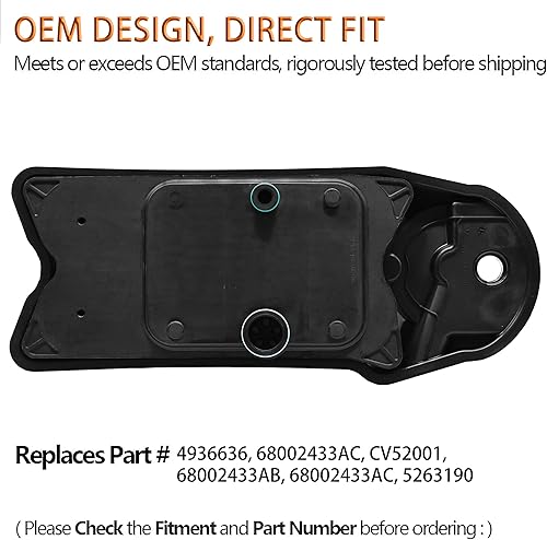 Miniatura 2 de CV52001 Filtro de ventilación para cárter compatible con Dodge Ram 2500 3500 4500 5500 Cummins ISB 6.7 Diesel 2007-2018 OCV Reemplazos # 904-418