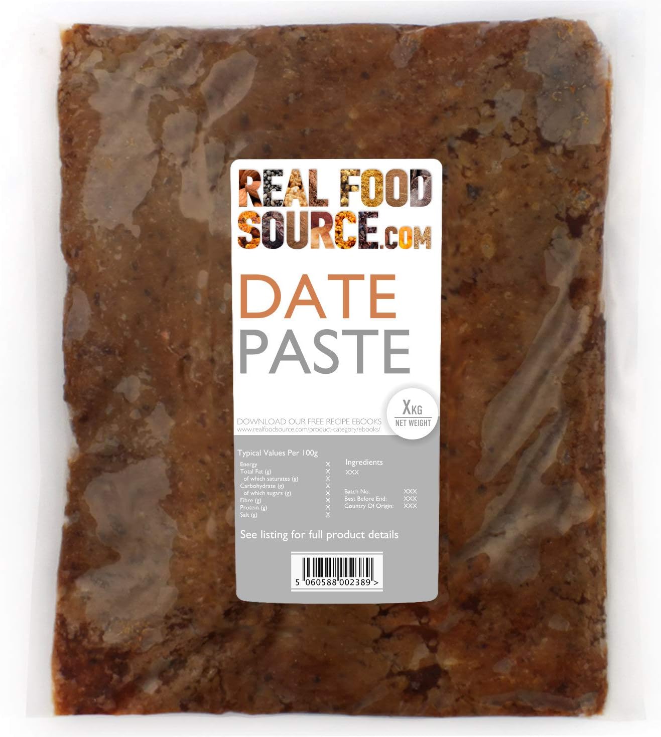 RealFoodSource Date Paste 5kg