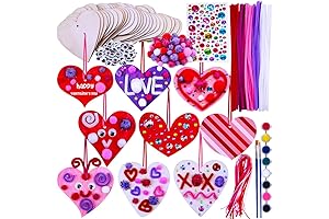 Valentine Craft Kits for Kids: Winlyn's Unrivaled Heart Ornament Crafters Kit