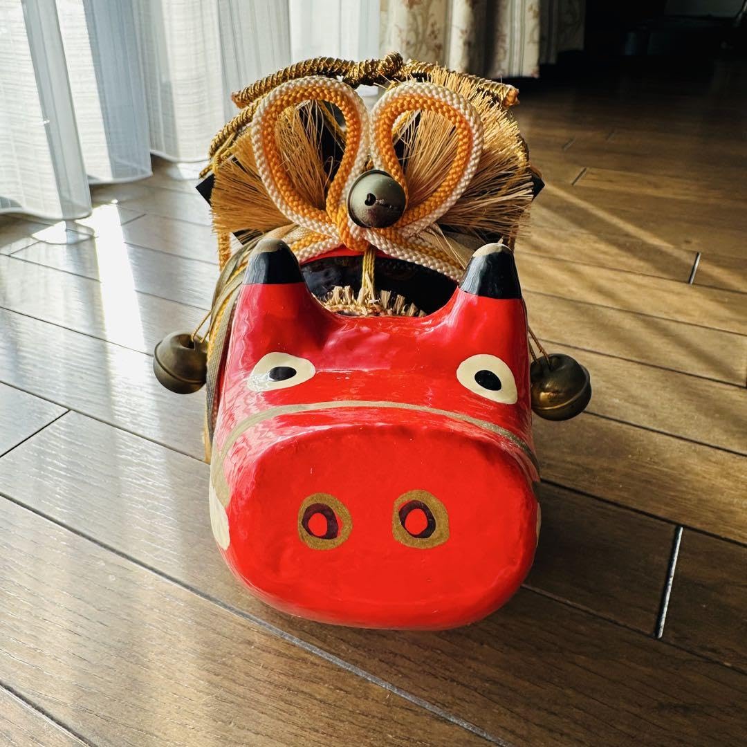 【大型/赤べこ/縁起物】 郷土玩具 アンティーク 骨董品 希少 千両べこ Amazon.co.jp: 大型赤べこ縁起物 郷土玩具 アンティーク 骨董品 千両べ