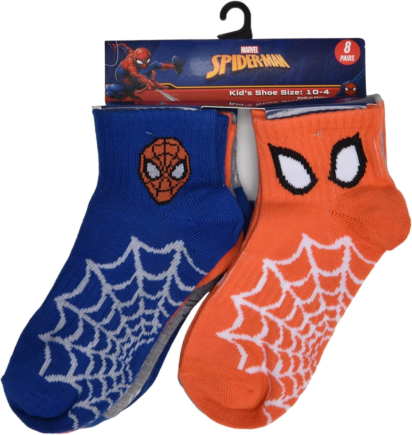 Spiderman boys 8pk Spiderman Webs Quarter - Image 5