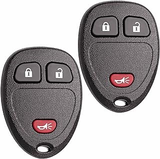 Remote Key Fob Replacement Fits for Chevy Silverado 1500 2500 Tahoe Suburban Avalanche Equinox GMC Sierra Acadia Yukon XL 2007 2008 2009 2010 2011 2012 2013 Express Traverse Keyless Entry Control