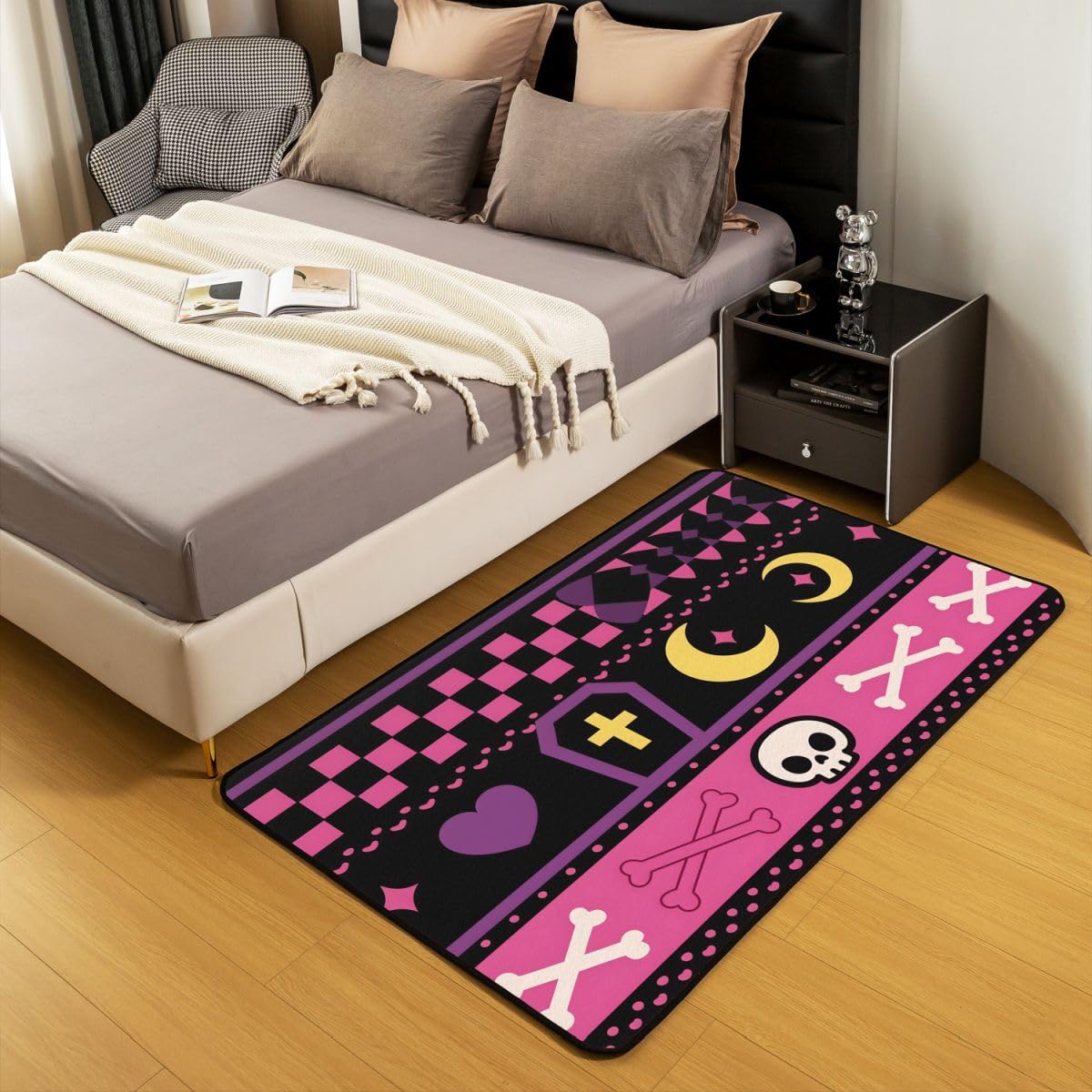 Loussiesd Dywan Happy Halloween 150 x 200 cm poliester