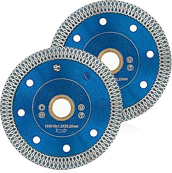YIJING 2 Pack Diamond Blade 4" Porcelain Tile Blade for Cutting Stone Ceramic Tile