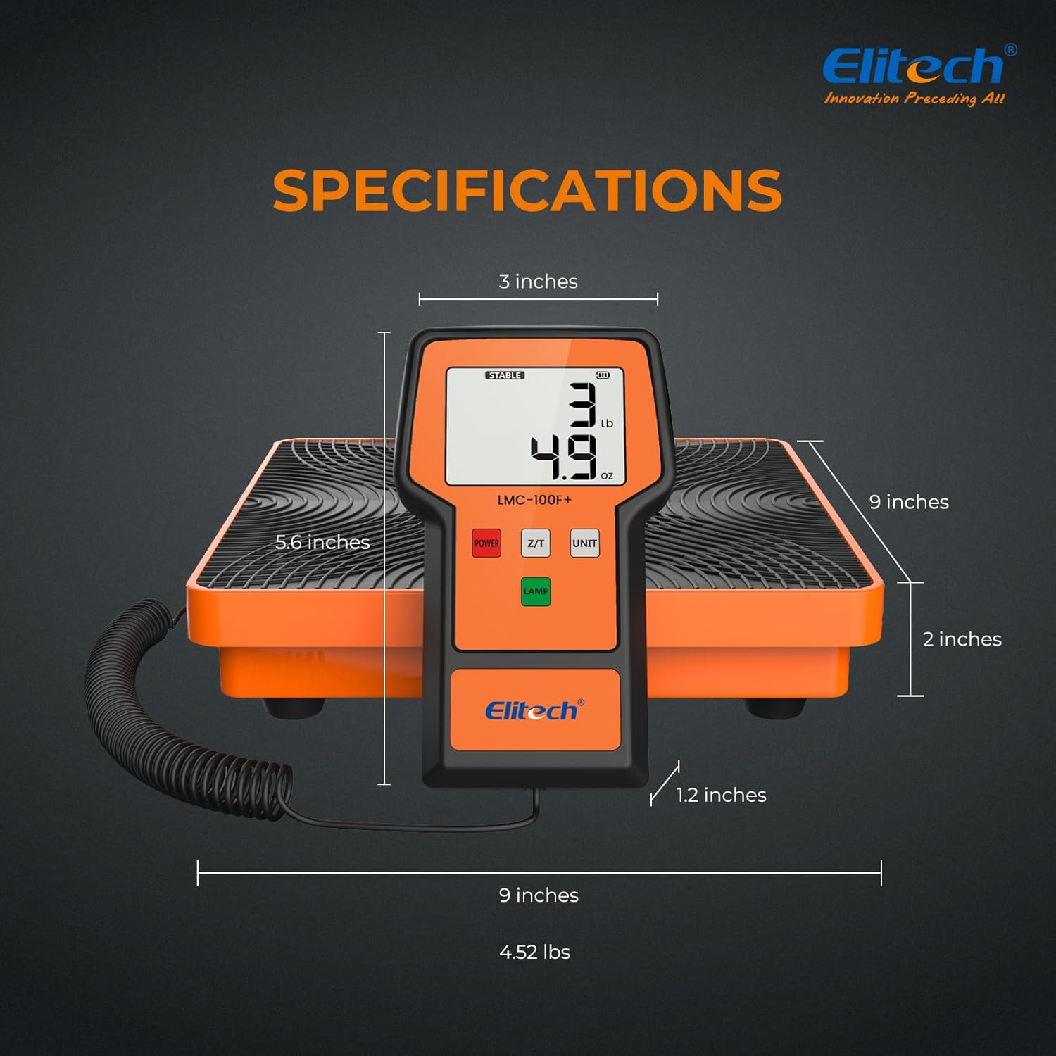 Elitech HVAC Starter Tool Kit – 3-in-1 Combo Includes Digital Refrigerant Scale, Freon Leak Detector, and Digital Manifold Gauge | Essential Set for Beginners, Apprentices & DIY AC Repair