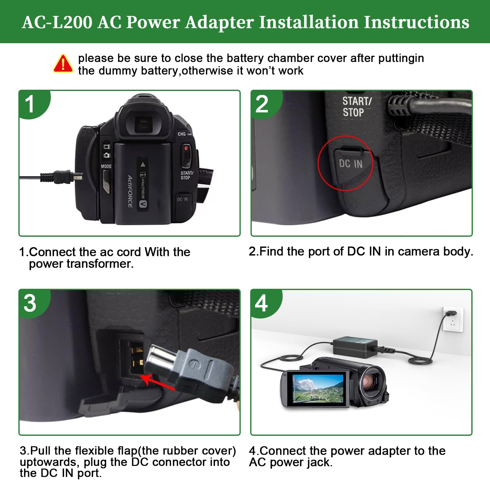 Set Batteria Li-Ion E Caricabatteria Auto/Presa Per Sony DCR-HC/DVD/SR Serie - Sostituisce NP-FH70 - 5