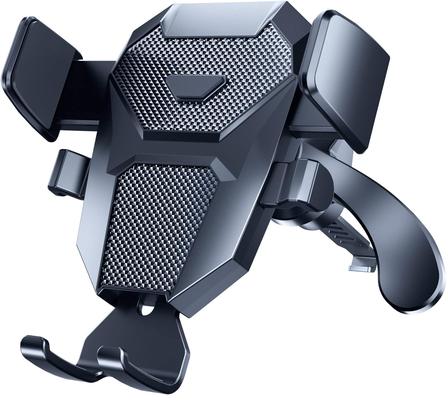 Rainway Car Phone Holder, 2022 Upgrade Anti-Shake Metal Hook, Air Vent Car Phone Mount with Auto Lock, 360°Rotation Mobile Phone Holder for Car, Compatible with iPhone, Samsung, etc.