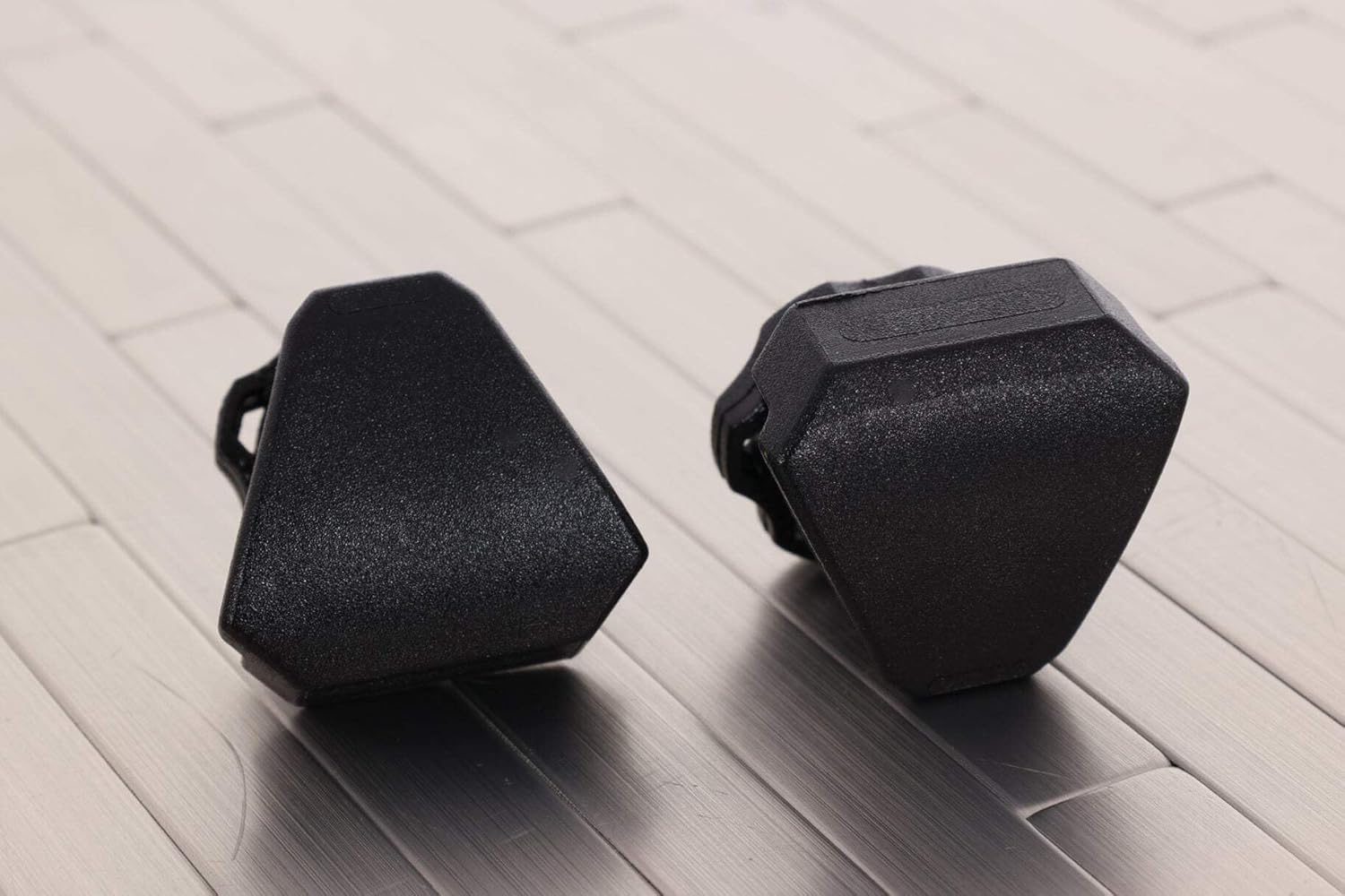 Unbranded Visor Clips (Pair) - Green Gridiron