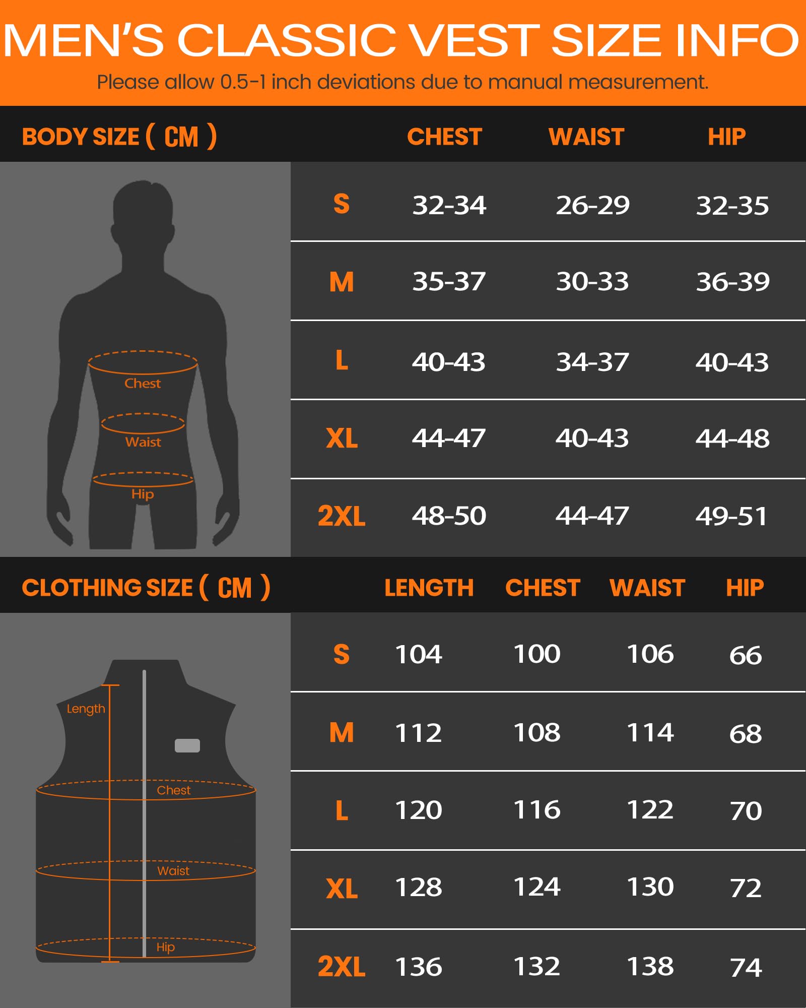 Chaleco Calefactable de Polar para Hombres, Chaleco Calefactable Eléctrico con 3 Temperaturas, 6 Zonas de Calefacción, Chaqueta Calefactable USB, Chaleco para Exteriores (Sin Batería)
