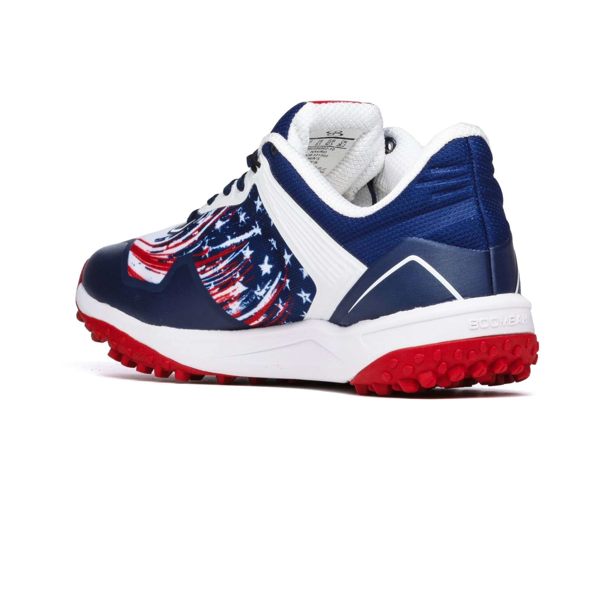 Boombah Viper Men's Turf - USA Liberty - Navy/White/Red - Size 11