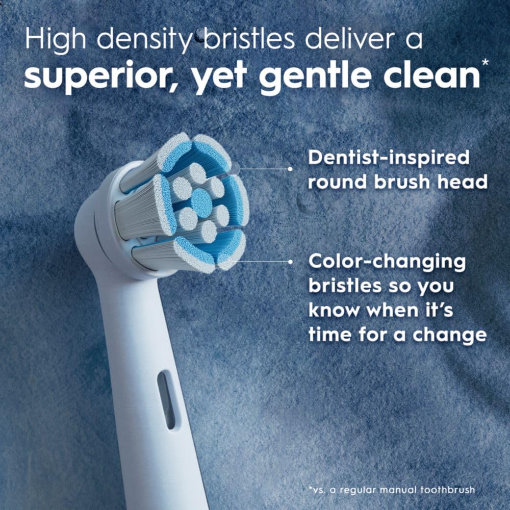 Oral-B iO Ultimate Clean Replacement Brush Heads, 5 Count, 4 Ultimate Clean + 1 Gum & Sensitive White