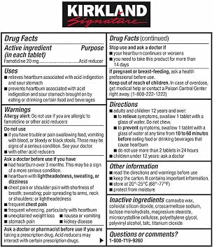 Kirkland Signature Acid Controller (250 Tablets)