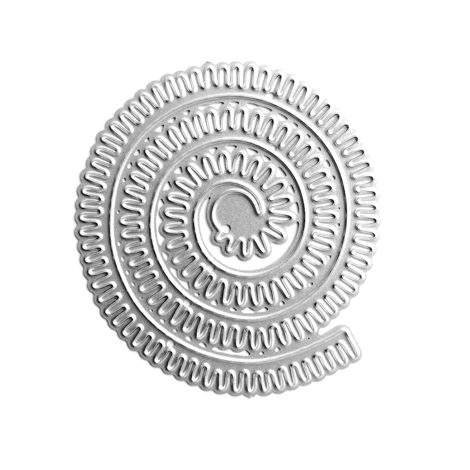 Oxxggkao Curly Flower Metal Cutting Dies Scrapbooking Stencil Die Cuts Card Embossing Photo Album Template Mold Decoration Metal Cutting Dies for Card Making