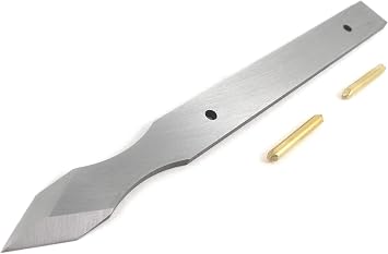 Mikov V2003015 Unhandled Dual Bevel Marking Knife Kit with Knife Finger Indents 0.100 Inch Thick Blade 1/2 Inch Wide 5-7/8 Inch Long Stainless Steel Hardened to HRC 57